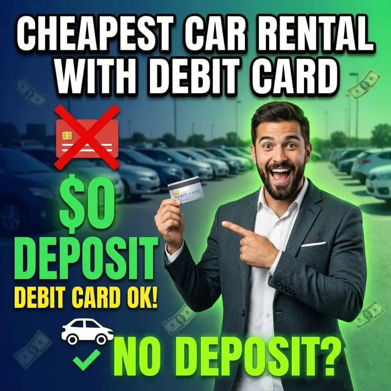 Cheapest car rental with debit card no credit check