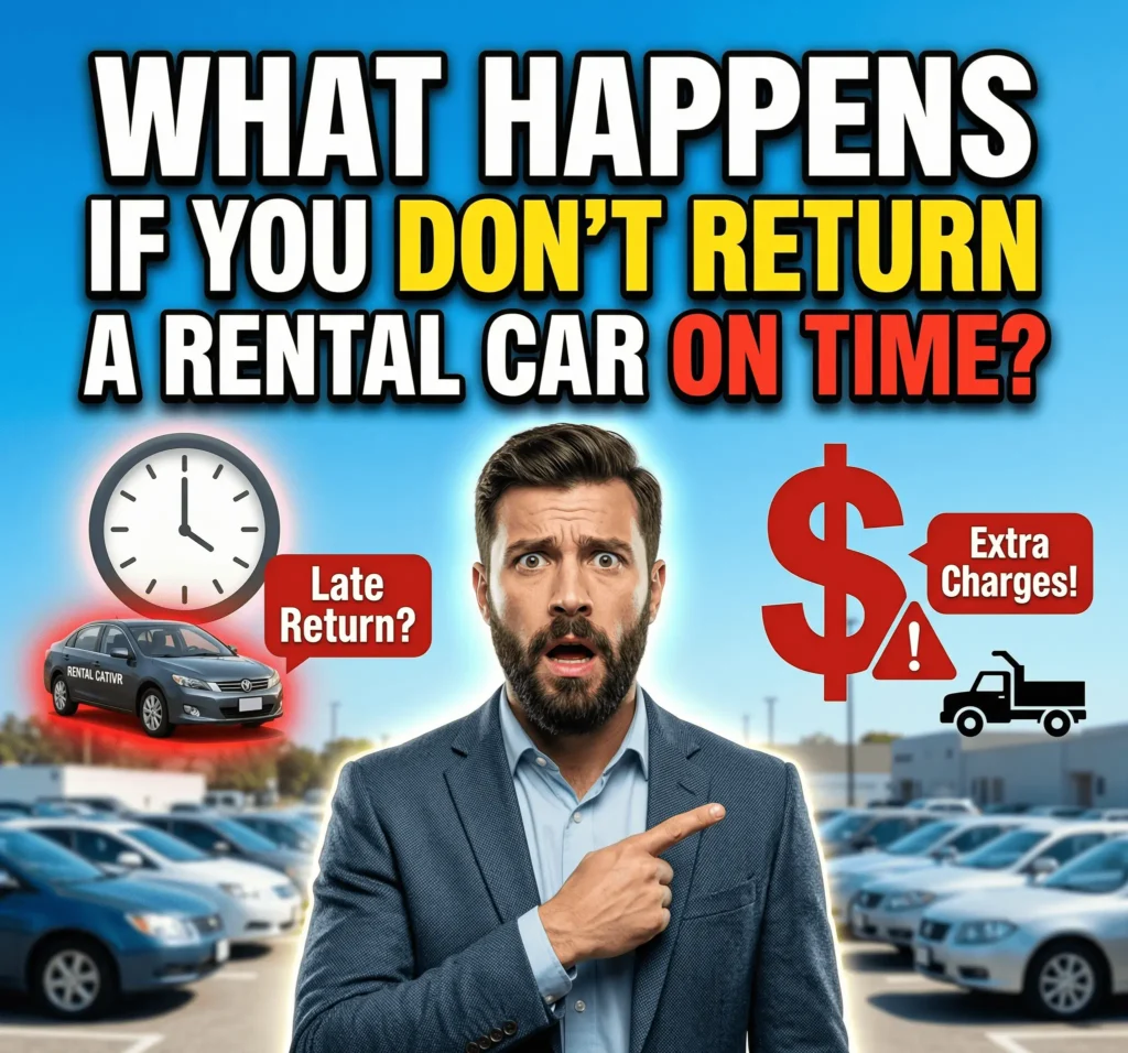 What happens if you don t return a rental car to the same location