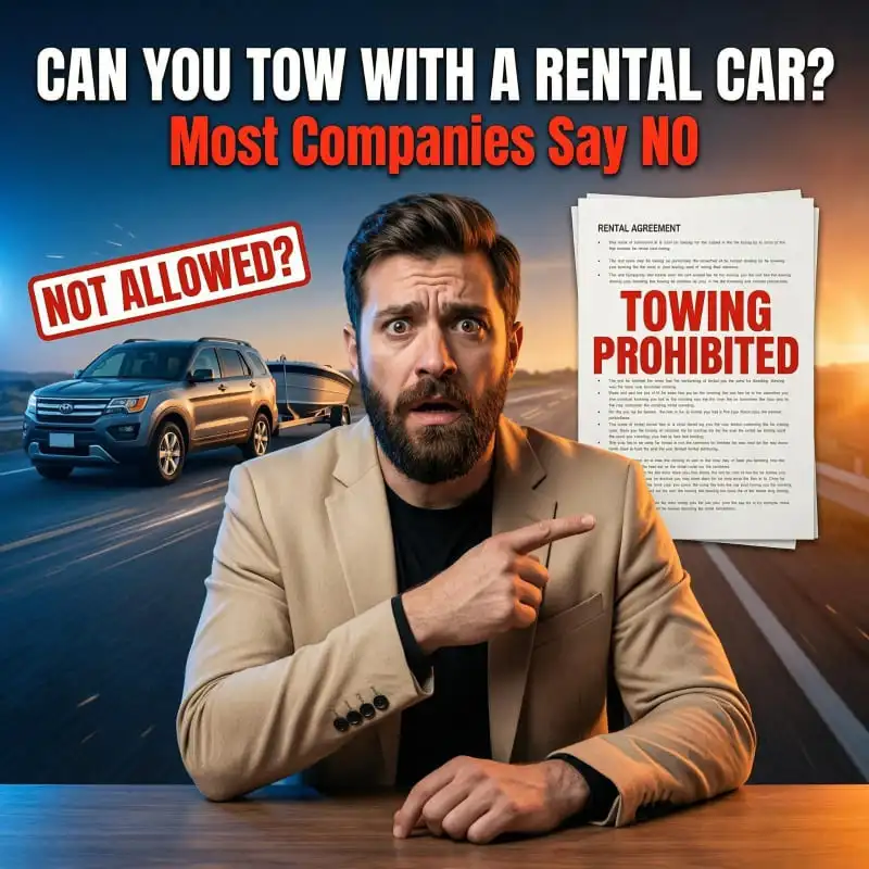 Can you tow something with a rental car