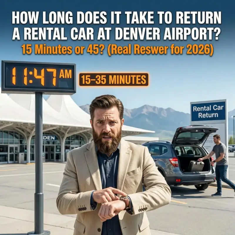 Directions to denver airport rental car return