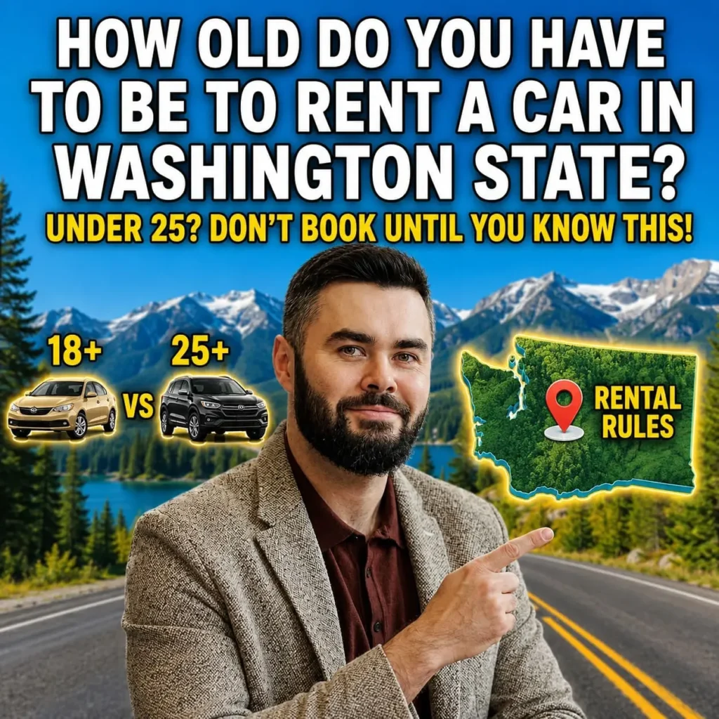 Can you rent a car at 18 in washington state