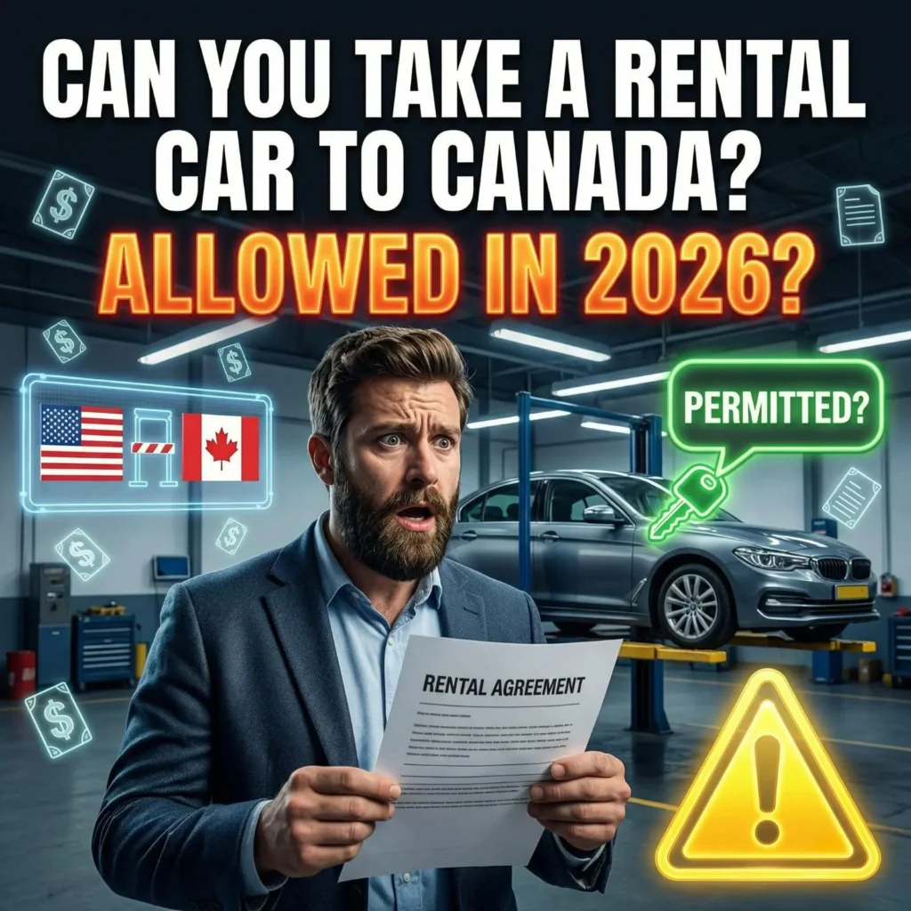 Can you take a rental car to canada and back