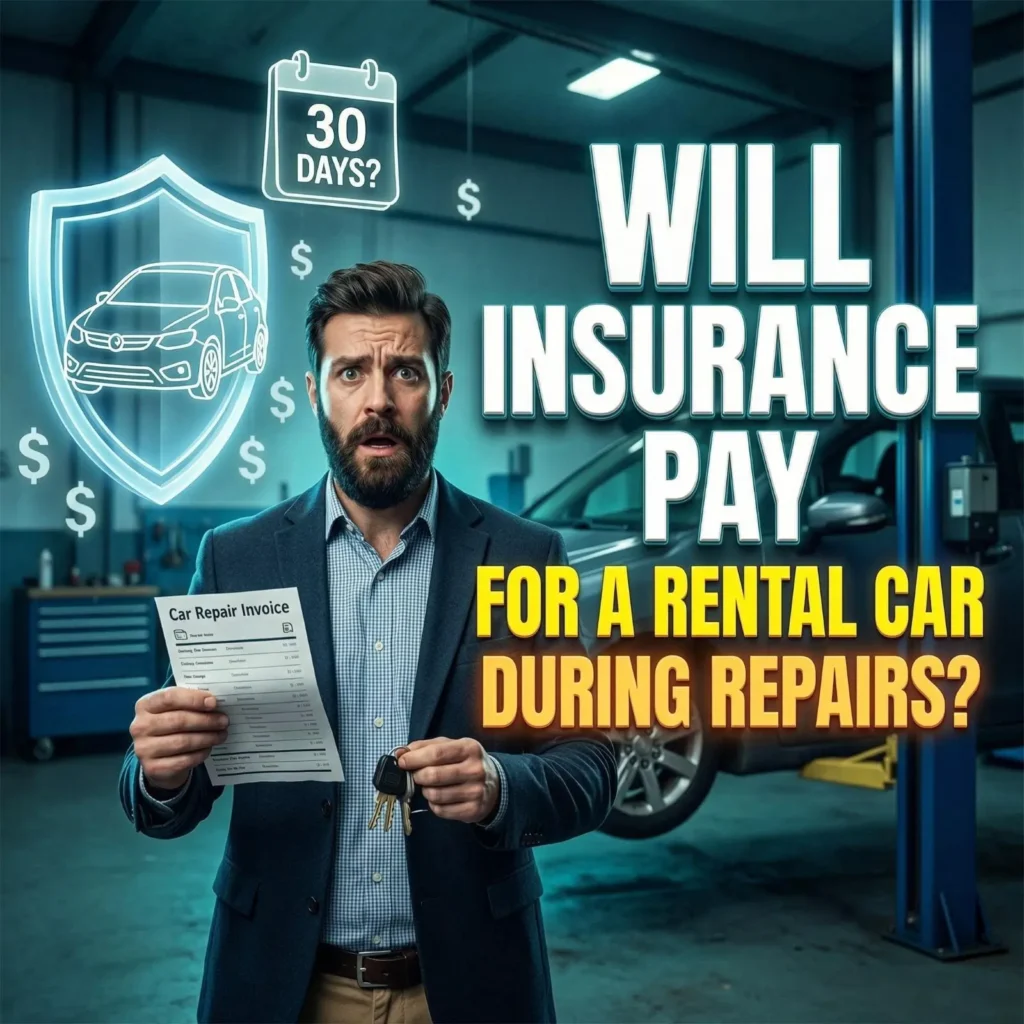 How long will insurance pay for rental car during repairs