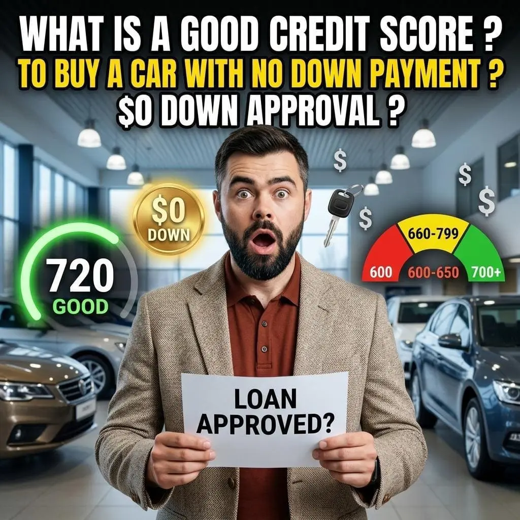 What credit score do you need to get a car with no money down